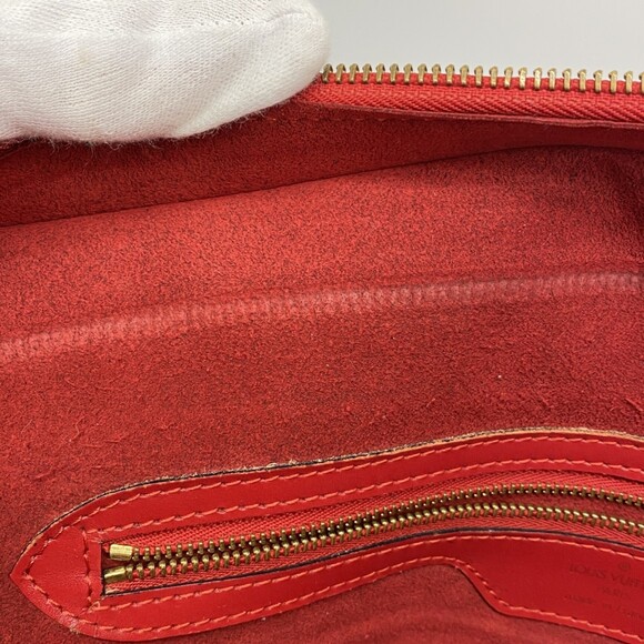 Louis Vuitton Epi Saint-Jacques Shoulder Bag M52267 Castilian Red for Women - Picture 11 of 14